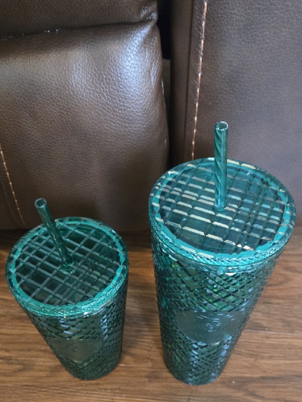 Starbucks Emerald Green Textured Tumbler Pair - Picture 2 of 3